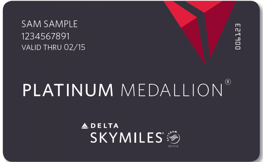 Delta Skymiles Platinum Medallion